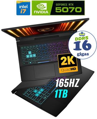NOTEBOOK MSI KATANA 15 QHD 165HZ i7 14650HX 16GB D